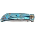 Nóż składany Spartan Blades Harsey Folder 3.25 Plague Doctor Green Titanium, Stonewashed MagnaCut by William W. Harsey (SF10 Custom Plague GRN)-2 63645 