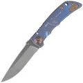 Nóż składany Spartan Blades Harsey Folder 3.25 Plague Doctor Blue Titanium, Stonewashed MagnaCut by William W. Harsey (SF10 Custom Plague BLU)-1 63646 