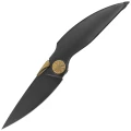 Nóż składany Rike Knife RK Predator-B Black DLC Titanium, Black DLC M390-1 63650 