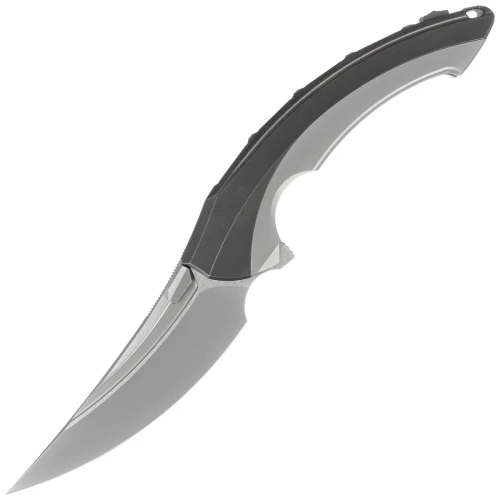 Nóż składany RikeKnife Lamella Dark Gray Titanium, Satin M390 (RK-Lamella-DP)-1 63653 