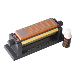 Smith's - Zestaw trzech kamieni do ostrzenia z podstawką Diamond Tri-Hone - 6" - 50380