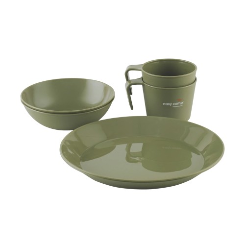 Zestaw naczyń kempingowych Easy Camp Moss 2 Dine Set- 63680 