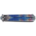 Nóż motylek Martinez Albainox Balisong 3D Rainbow Steel, 3D Rainbow 3Cr13Mov (02257)-2 63693 