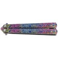 Nóż składany motylek Martinez Albainox Balisong 3D Colours Steel, 3D Colours 3Cr13Mov (02219)-2 63695 