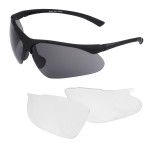 Swiss Eye - Okulary balistyczne Maverick - Poliwęglan - Czarne - 40221