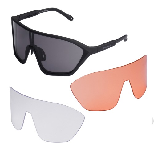 Swiss Eye - Okulary balistyczne Devil - Poliwęglan - Wymienne wizjery - Czarny - 40431-1 63702 