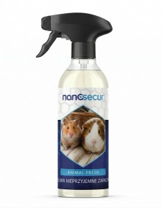 NANOSECUR ANIMAL FRESH Usuwanie przykrych zapachów odzwierzęcych w tym zapachów gryzoni