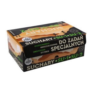 Suchary wojskowe Piast specjalne SU-1 45 g display 60 szt.