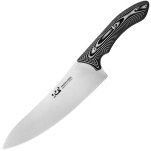 Nóż kuchenny Xin Cutlery XinCross 8.3'' Chef Black/White G10, Stonewashed Special Powder Alloy (XC111) EDC 