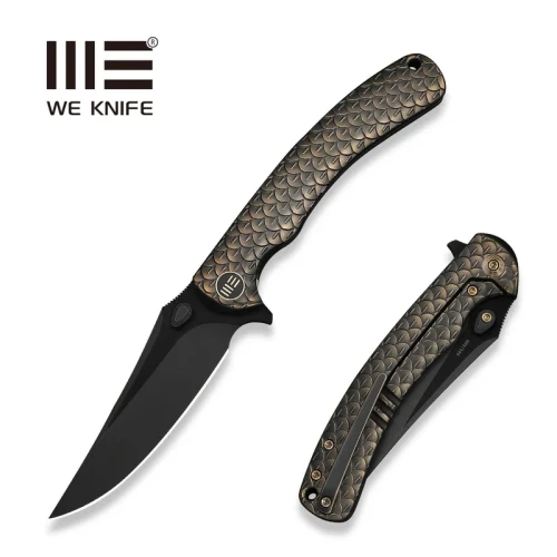 Nóż składany WeKnife Dracarys LE No 069/199 Bronze / Black Titanium, Black Stonewashed M390 (WE25061B-4)-1 63773 