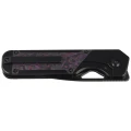 Nóż składany Kizer Militaw Black Titanium / Purple Haze Fat Carbon, Black DLC S45VN by Jonathan Styles (Ki3634A2)-2 63791 