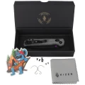 Nóż składany Kizer Begleiter 2.9 CL Norplex UltreX Micarta, Black PVD BD1N by Azo (V3458.2CDA1)-3 63792 