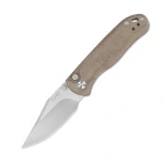 Nóż składany Kizer Drop Bear 2 Brown Micarta, Satin Nitro-V by Azo (V3619.2CC1) EDC 