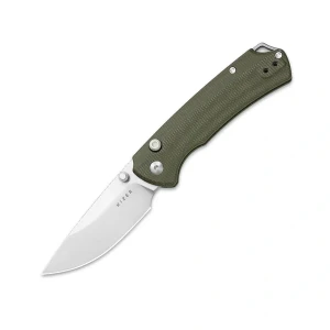 Nóż składany Kizer T1 BD Olive Green Micarta, Satin Nitro-V by Uli Hennicke (V3490.2BA1)