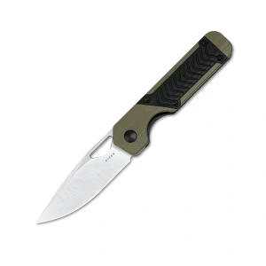 Nóż składany Kizer Mini Militaw Black-Green G10, Satin Nitro-V by Jonathan Styles (V3634SA6)  EDC