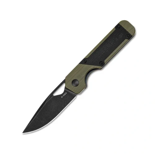 Nóż składany Kizer Mini Militaw Green G10 / Black Micarta, Black Stonewashed Nitro-V by Jonathan Styles (V3634SA5)-1 63805 