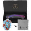 Nóż składany Kizer Draca Crystallized Titanium / Black Aliminium, Black PVD S45VN by Mikey Carlson (Ki4751A2)-2 63809 