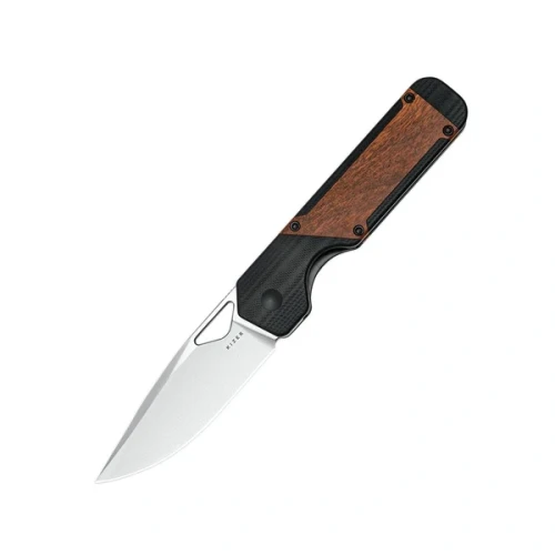 Nóż składany Kizer Militaw Black G10 / Mkuruti Wood, Satin 154CM by Jonathan Styles (V3634C2)-1 63812 