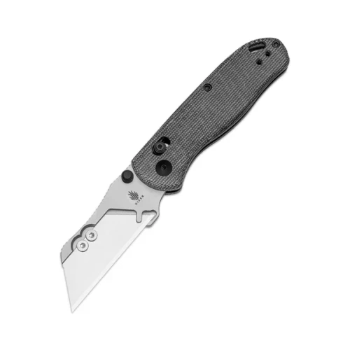 Nóż składany Kizer Uti Bear 1 Black Micarta, Bead Blasted SK5 / 50Cr15MoV by Azo (V3619JA3)-1 63818 