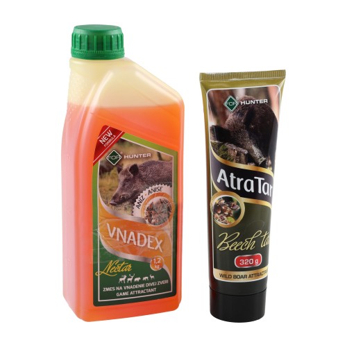 Płyn do wabienia zwierzyny For Vnadex 1200 g o zapachu anyżu + Smoła bukowa AtraTar 320 g- 63835 