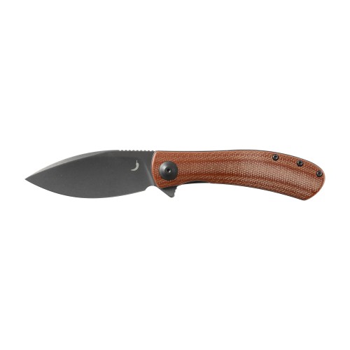 Nóż Składany Trollsky Knives Mandu EVO MTE006 Liner Lock Grey Stonewashed 14C28N Brown Micarta- 63884 
