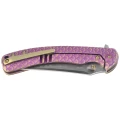 Nóż składany WeKnife Dracarys LE No 193/199 Purple / Golden Titanium, Hand Rubbed Satin M390 (WE25061B-2)-2 63911 