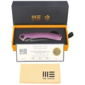 Nóż składany WeKnife Dracarys LE No 091/199 Purple / Golden Titanium, Hand Rubbed Satin M390 (WE25061B-2)-3 63912 