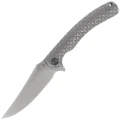 Nóż składany WeKnife Dracarys LE No 173/199 Gray Titanium, Stonewashed M390 (WE25061B-1)-1 63913 
