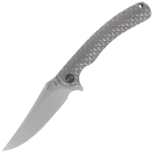 Nóż składany WeKnife Dracarys LE No 173/199 Gray Titanium, Stonewashed M390 (WE25061B-1)