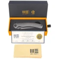Nóż składany WeKnife Dracarys LE No 025/199 Gray Titanium, Stonewashed M390 (WE25061B-1)-3 63915 