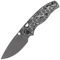 Nóż składany Kizer Glaux Black Vortex Micarta, Gray PVD / Stonewashed 14C28N (V3801A2)-1 63919 