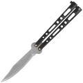 Nóż składany motylek Martinez Albainox Balisong, Black Zamak, Mirror 3Cr13Mov (02053-N)-1 63923 