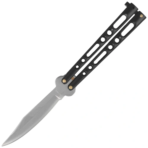 Nóż składany motylek Martinez Albainox Balisong, Black Zamak, Mirror 3Cr13Mov (02053-N)-1 63923 