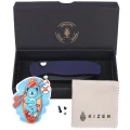Nóż składany Kizer Drop Bear Zero Dark Blue Aluminium, Matte DLC Ultra M390 by Azo (Ki3619BDA2)-3 64041 