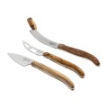 Komplet noży do serów Laguiole Olive Wood V2- 64069 