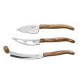 Komplet noży do serów Laguiole Olive Wood V2-1 64069 