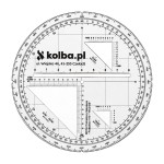 Protraktor kątomierz mapowy V10