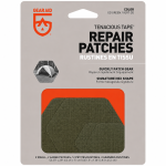 GearAid łatki naprawcze samoprzylepne Tenacious łaty Hex olive zielone 10734