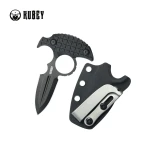 Nóż Kubey Cavy Black G10 Blackwashed push dagger sztylet 14C28N by MUZI Design (KU403B)