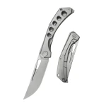 Nóż składany KB Kubey Ishtar Gray Titanium, Sandblasted M390 by Maksim Tkachuk (KB170A)