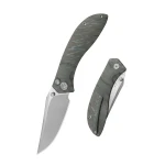 Nóż składany KB Kubey Stingray Flamed Titanium, Bead Blasted M390 by Bastards Knives (KB264B)