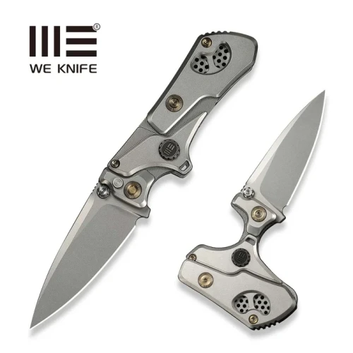 Nóż składany WeKnife NexoMorph Gray Titanium, Stonewashed M390 (WE24037B-2)-1 64285 