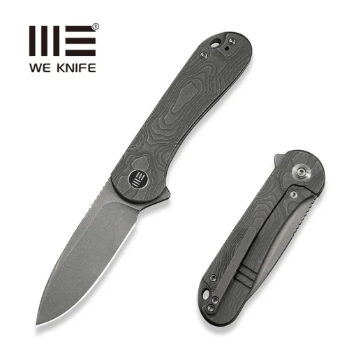 Nóż składany WeKnife Elementum Flipper Gray Titanium, Gray Stonewashed MagnaCut (WE18062X-2)-1 64287 