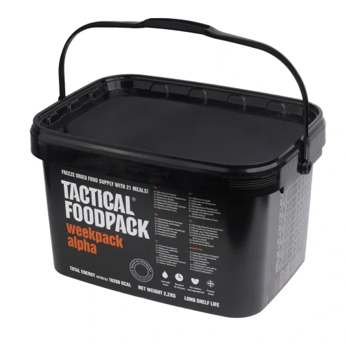 Tactical Foodpack - Zestaw liofilizowanych racji żywnościowych Weekpack Alpha - 10206 kcal - C0001-1 64358 