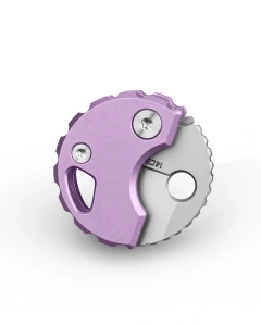 Nóż składany Bestechman Turtle Purple Titanium, Bead Blasted 14C28N (BM20B)