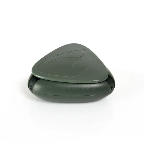 Light My Fire - Pojemnik na przyprawy Salt&Pepper Plus - Trzy przegrody - Zielony - 2402713110-1 64426 
