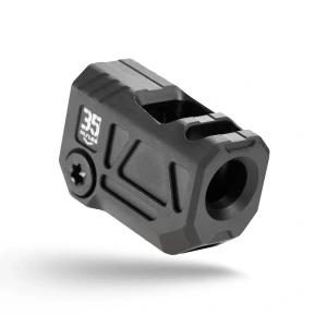 Strike Industries - Kompensator do pistoletu 9 mm Micro Threaded Comp Quad V - 1/2"-28 - Czarny - SI-MC-QUAD-V