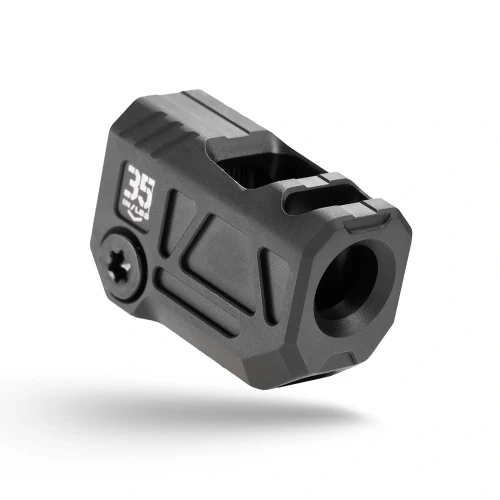 Strike Industries - Kompensator do pistoletu 9 mm Micro Threaded Comp Quad V - 1/2"-28 - Czarny - SI-MC-QUAD-V-1 64468 