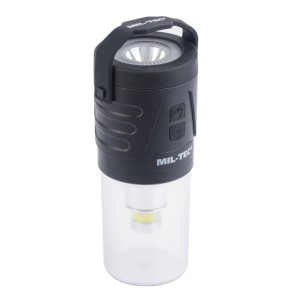 Mil-Tec - Lampa kempingowa Lantern Recharge - Czarna - 15196500