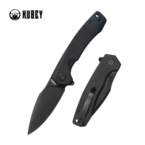 Nóż składany Kubey Calyce Black G10, Blackwashed 14C28N (KU901Y)-1 64499 